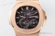 PPF V2 Super Clone Patek Philippe Nautilus Power Reserve Brown Dial Rose Gold (2)_th.jpg